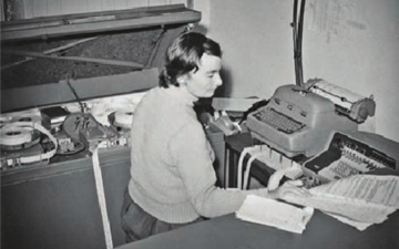 Claire Wehner at Mt Stromlo in the 1960s.