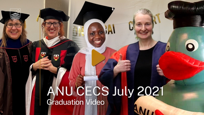 ANU CECS July 2021 graduation video