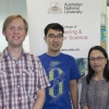 Agent meets up with a student from Beijing Institute of Technology and a representative from CECS Marketing.