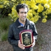 Md Mohsin Ali with HPCS 15 outstanding research paper award