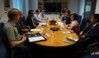 Delegation from Shandong University of Weihai meeting with Executive members from the ANU College of Engineering and Computer Science