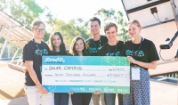 A team of six CECS students won the ZeroCO2 Hackathon. 